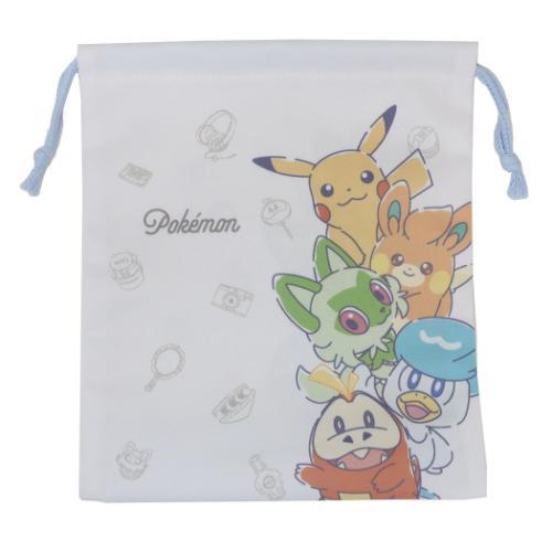 ポケットモンスター キャラクター 巾着袋 マチ付き巾着 きんちゃくポーチ HAPPY HAPPY D...