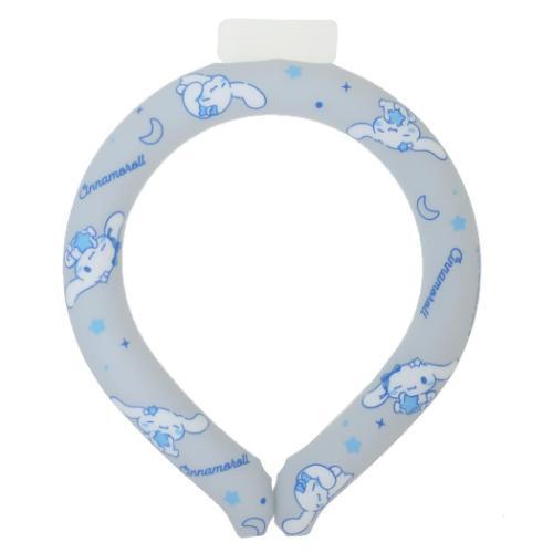 シナモロール 首元ひんやりアイスループ ICE LOOP サンリオ 夏用クールネック キャラクター ...