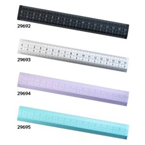 ものさし 17cm アルミ 定規  カミオジャパン 新学期準備文具