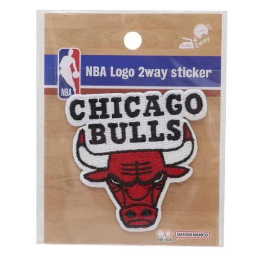 NBA スポーツ ワッペン ロゴ刺繍ステッカー Chicago Bulls シカゴ ブルズ