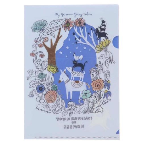 クリアファイル グリム童話 A5クリアファイル グリム童話 ブレーメンの音楽隊2