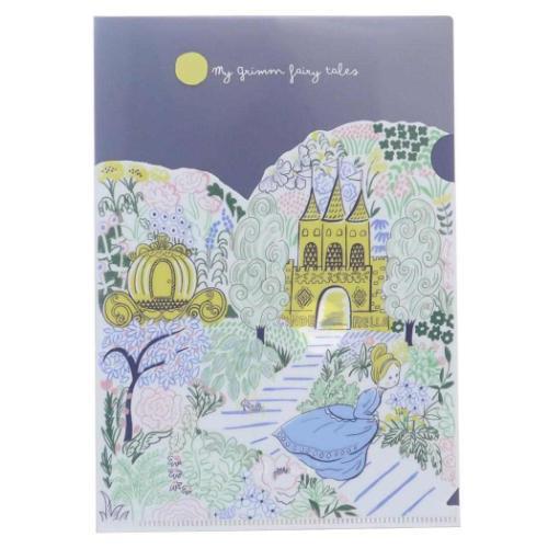 クリアファイル グリム童話 A5クリアファイル グリム童話 シンデレラ 新学期準備文具