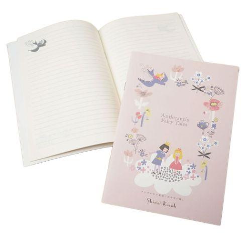 横罫ノート ノートA5 アンデルセン童話 おやゆび姫 木野瀬印刷