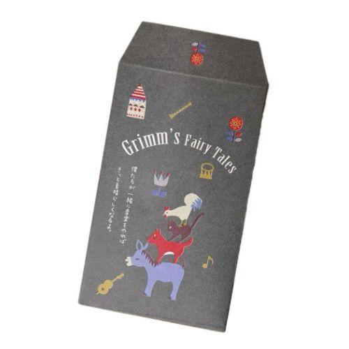 ポチ袋 ポチ袋小 3枚入 グリム童話 ブレーメンの音楽隊 木野瀬印刷