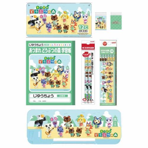 文房具セット あつまれどうぶつの森 入学ステーショナリー6点セット nintendo 新入学 小学生...