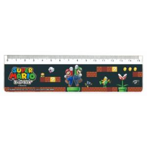 三菱鉛筆 スーパーマリオ 定規 15cm 4902778309506 新入学文具 [M便 1