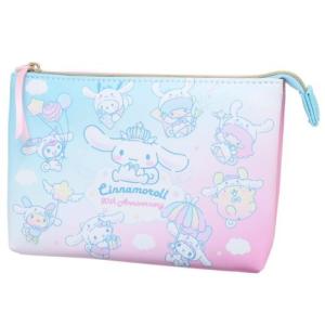 シナモロール サンリオ キャラクター コスメポーチ 3ポケット ポーチ