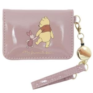 くまのプーさん キャラクター 定期入れ リール付き