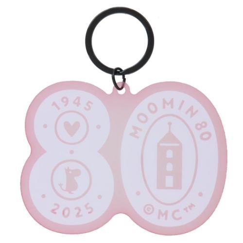ムーミン グッズ キーリング キャラクター アクリルキーホルダー PK 80周年アート