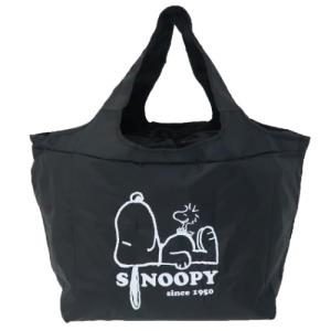 スヌーピー レジかごショッピングバッグ ピーナッツ 保冷 エコバッグ キャラクター 寝ころび マリモクラフト