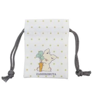 ザシキブタ キャラクター 巾着袋 マメキンチャク プレゼント