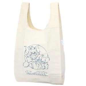トムとジェリー エコバッグ コットンマルシェバッグ 仲良し ワーナーブラザース マリモクラフト