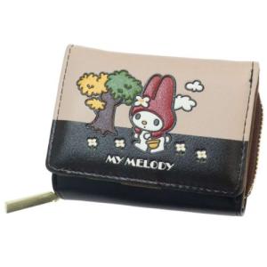 マイメロディ 三つ折りコンパクト財布 ミニウォレット