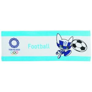 東京2020 オリンピック ジャーリング ロングタオル フェイスタオル サッカー ミライトワ スポーツ