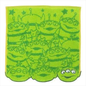 ミニタオル エイリアンストラクチャ ディズニー プチギフト トイストーリー キャラクター グッズ 丸眞 25×25cm プレゼント 男 バレンタ 爆買｜キャラクターのシネマコレクション