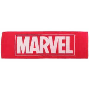 スポーツタオル MARVEL ジャガード ジュニア バスタオル ロゴレッドホワイト マーベル ギフト雑貨 プレゼント 男の子 女の子 バレンタイン｜cinemacollection