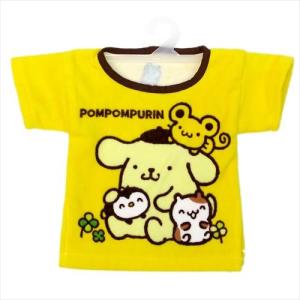 ポムポムプリン ミニTシャツタオル グッズ 吊下げタオル キャラクター サンリオ 丸眞 36.5×30cm プレゼント 男の子 女の子 バレンタイン｜cinemacollection