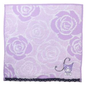 クロミ イニシャル ハンカチタオル サンリオ ミニタオル キャラクター イニシャル ローズクロミ S