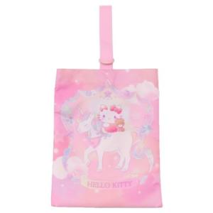 ハローキティ キルティングシューズバッグ 上履き入れ 靴袋 靴入れ