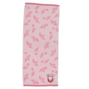 ハローキティ サンリオ キャラクター フェイスタオル 無撚糸スチーム