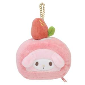 マイメロディ カラビナ付きぬいぐるみファスナーマスコット ミニポーチ