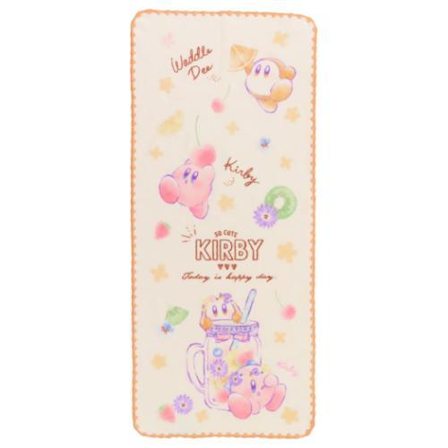 星のカービィ キャラクター フェイスタオル シャーリングロングタオル オーガニックコットン シャイニ...