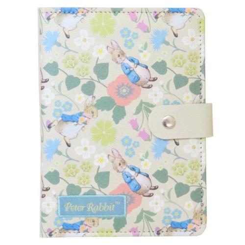 ピーターラビット マルチケース お薬手帳ケース シャビーシックフラワー 丸眞