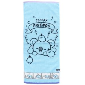 フェイスタオル BT21 制菌 ジャガード ロングタオル LINE FRIENDS コミックタッチ KOYA プレゼント キャラクター バレンタイン｜cinemacollection