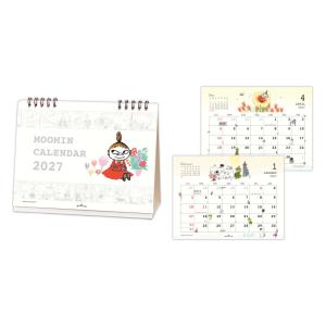 【予約】ムーミン 2027 Calendar 卓上カレンダー2027年 MOリトルミイ スケジュール 書き込み インテリア 令和9年暦 北欧 日本