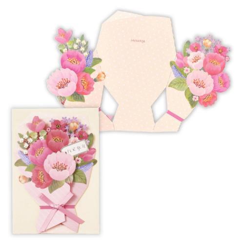 グリーティングカード 多目的 GKWMピンクブーケ2 日本ホールマーク