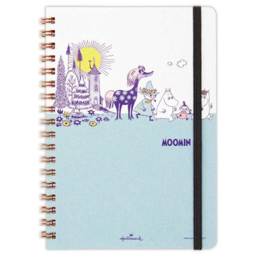 ムーミン キャラクター リングノート B6 サイズ MOHNグリーン Happy in Nature...