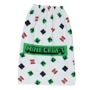 マインクラフト 巻きタオル80cm ラップタオル オフホワイト Minecraft ゲームキャラクター｜キャラクターのシネマコレクション