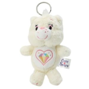 ケアベア キャラクター マスコット ミニ ぬいぐるみ キーリング スパークルハートベア CareBears グッズ プレゼント 男の子 バレンタイン｜cinemacollection