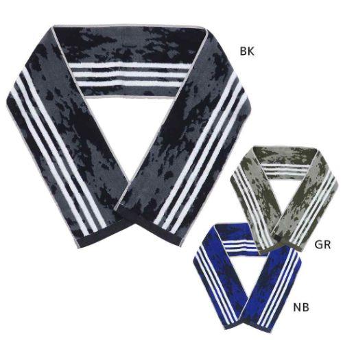 アディダス マフラータオル ジャガードスリムスポーツタオル ハンター adidas 日繊