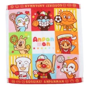 アンパンマン ハンドタオル シャーリング プリント