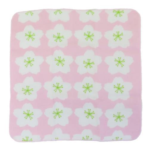 ミニタオル ジャパニーズスタイル 片面ガーゼハンカチタオル もちもち桜 日繊