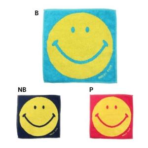 スマイリーフェイス ミニタオル ジャガード ハンカチタオル ニコスマイル Smiley Face 日繊商工 プレゼント 男の子 女の子 バレンタイン｜cinemacollection