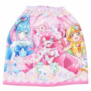 デリシャスパーティプリキュア アニメキャラクター マイクロファイバー ラップタオル 60cm丈 巻き巻きタオル【セール】 プレゼント バレンタイン｜cinemacollection