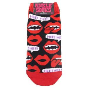 男女兼用靴下 アンクルソックス MOUTH マウス オクタニコーポレーション 23〜26cm ユニセックス アメカジグッズ プレゼント バレンタイン｜cinemacollection