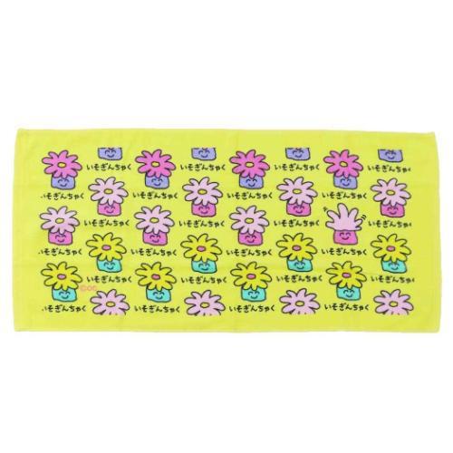 おえかきさん TOWEL ロングタオル フェイスタオル 面白雑貨 いそぎんちゃくさん