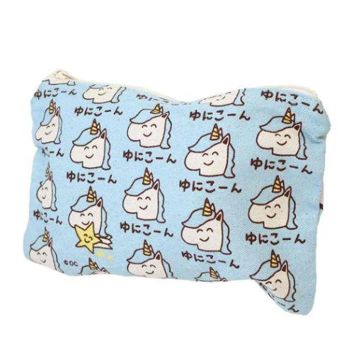 おえかきさん グッズ コスメポーチ 小物入れ ペンケース モバイルポーチ キャンバス フラットポーチ...