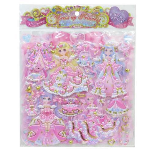 きせかえシール チャーミングドレスアッププリンセスシール ハピネスピンクプリンセス