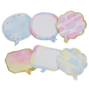 書き込める メッセージシール DECOシール Hitokoto Sticker フキダシ 42枚入り グッズ