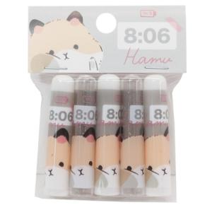 ハムナビ えんぴつカバー 5本セット 鉛筆キャップ ハムスター むぎゅっと クーリア Qla 雑貨 アートの通販店 ベルコモン 通販 Yahoo ショッピング
