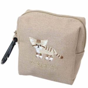 スクエアミニポーチ レアアニマル ミニポーチ クーリア スナネコ