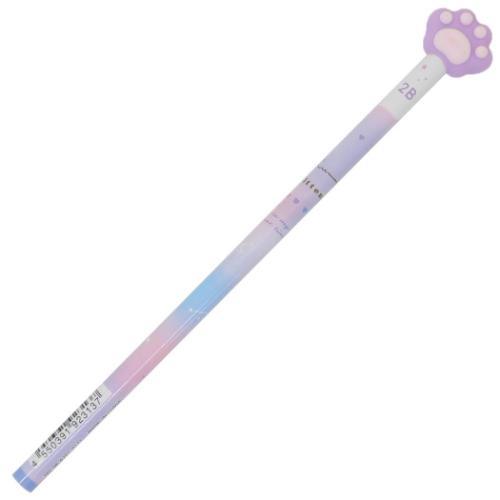 鉛筆 肉球型マスコット付き鉛筆 2B 丸軸 チャミーキトゥン 新入学 クーリア