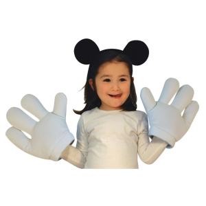 20%OFF ハロウィン コスプレ 仮装 ミッキーマウス ヘッドバンド＆ビッググローブ ディズニー ルービーズ ジャパン オフィシャル コスチューム 衣裳
