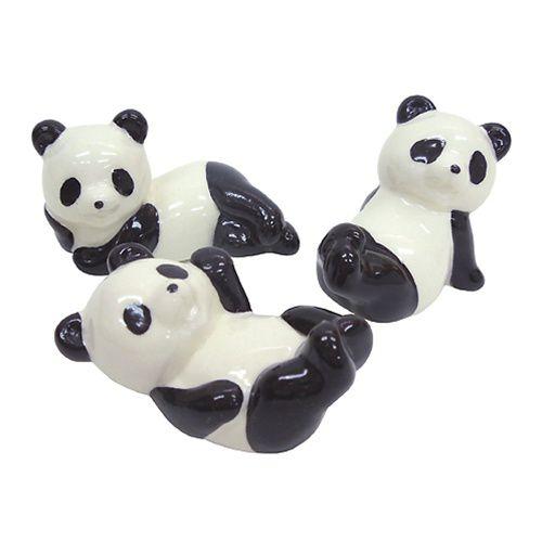 キュートなパンダの箸置き3個セット プレゼント 男の子 女の子 ギフト バレンタイン