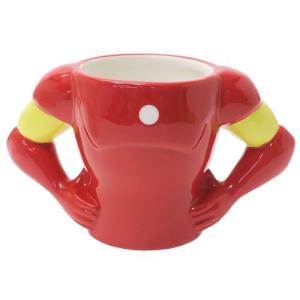 アイアンマン ボディ型フィギュアMUG グッズ マグカップ キャラクター マーベル サンアート ギフト食器の商品画像