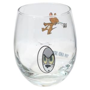 トムとジェリー ガラスコップ 3D グラス 覗き穴 ワーナーブラザース サンアート 330ml プレゼント かわいい